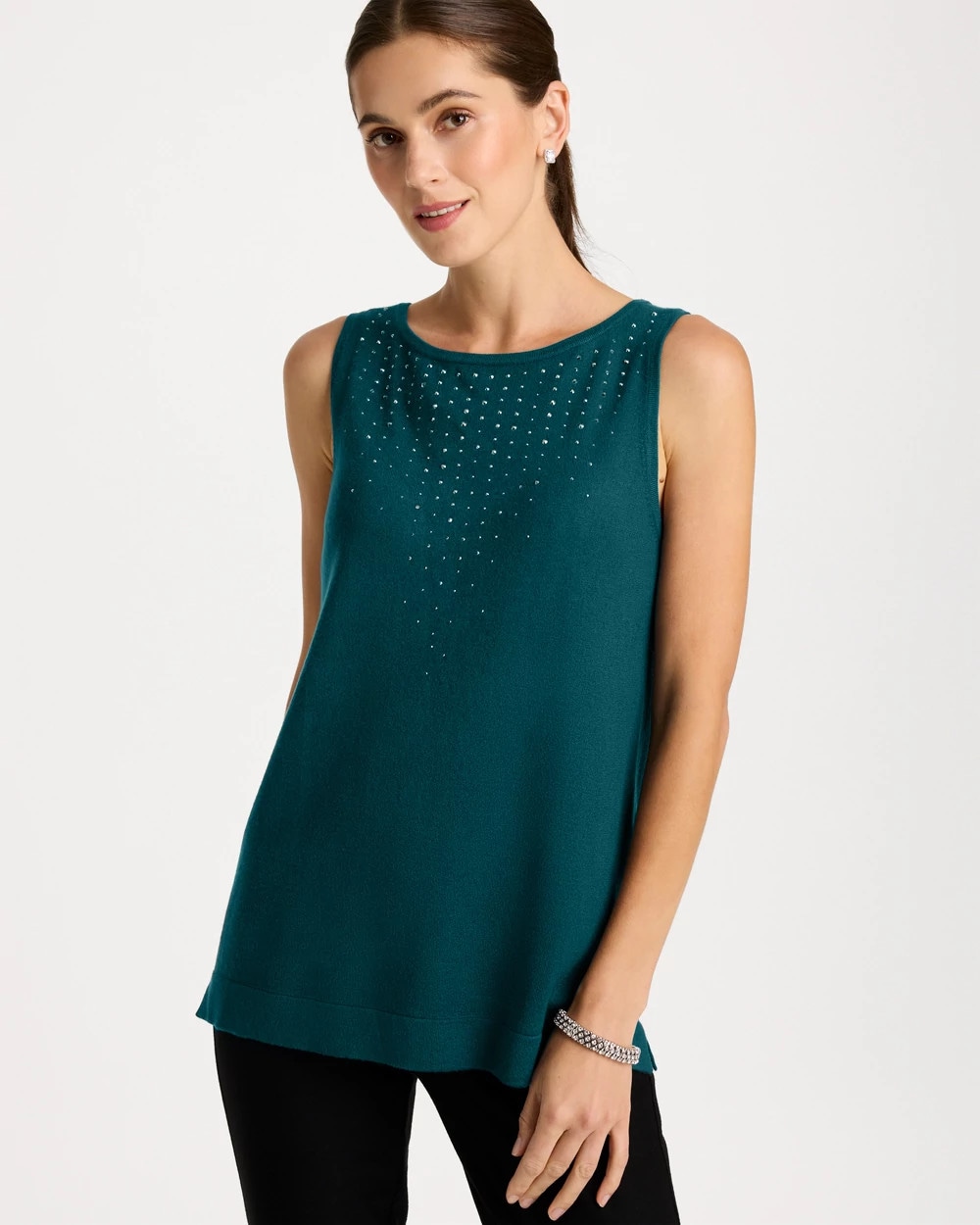 Travelers™ Collection Rhinestone Embellished Tank