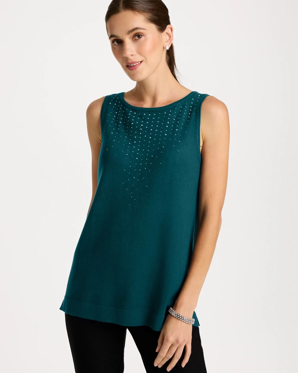 Travelers™ Collection Rhinestone Embellished Tank
