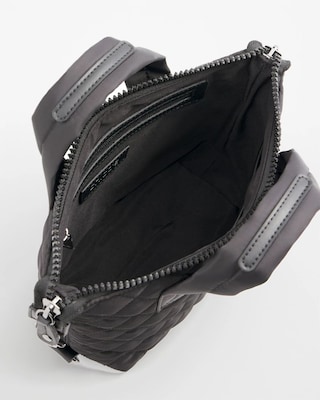 Quilted Cross Body Sport Tote Bag click to view larger image.