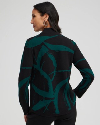 Zenergy Luxe Cashmere Blend Mock Neck Sweater