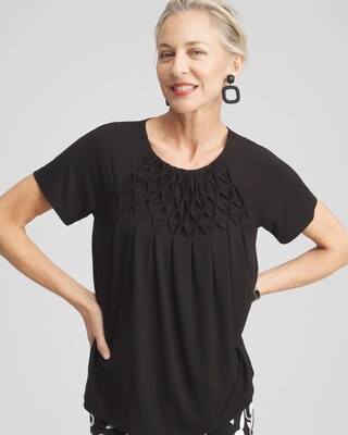 Touch of Cool™ Smocked Top