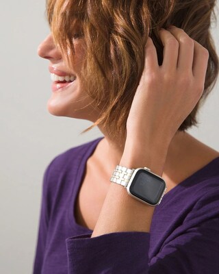 Silver Tone & Gold Tone Apple Watch Band