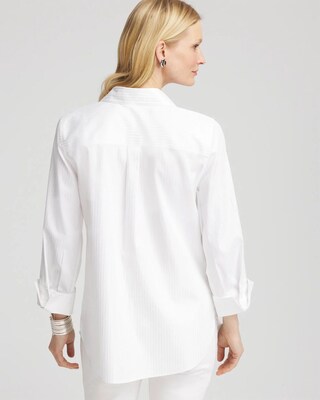 No Iron™ Lurex Stripe Shirt click to view larger image.