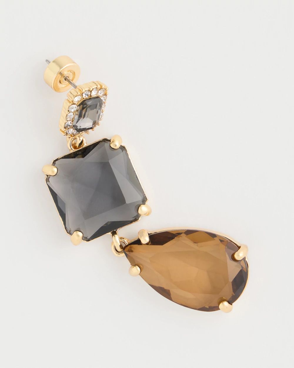 Geo Linear Drop Earrings click to view larger image.