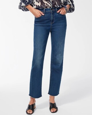 High Rise Straight Leg Jeans