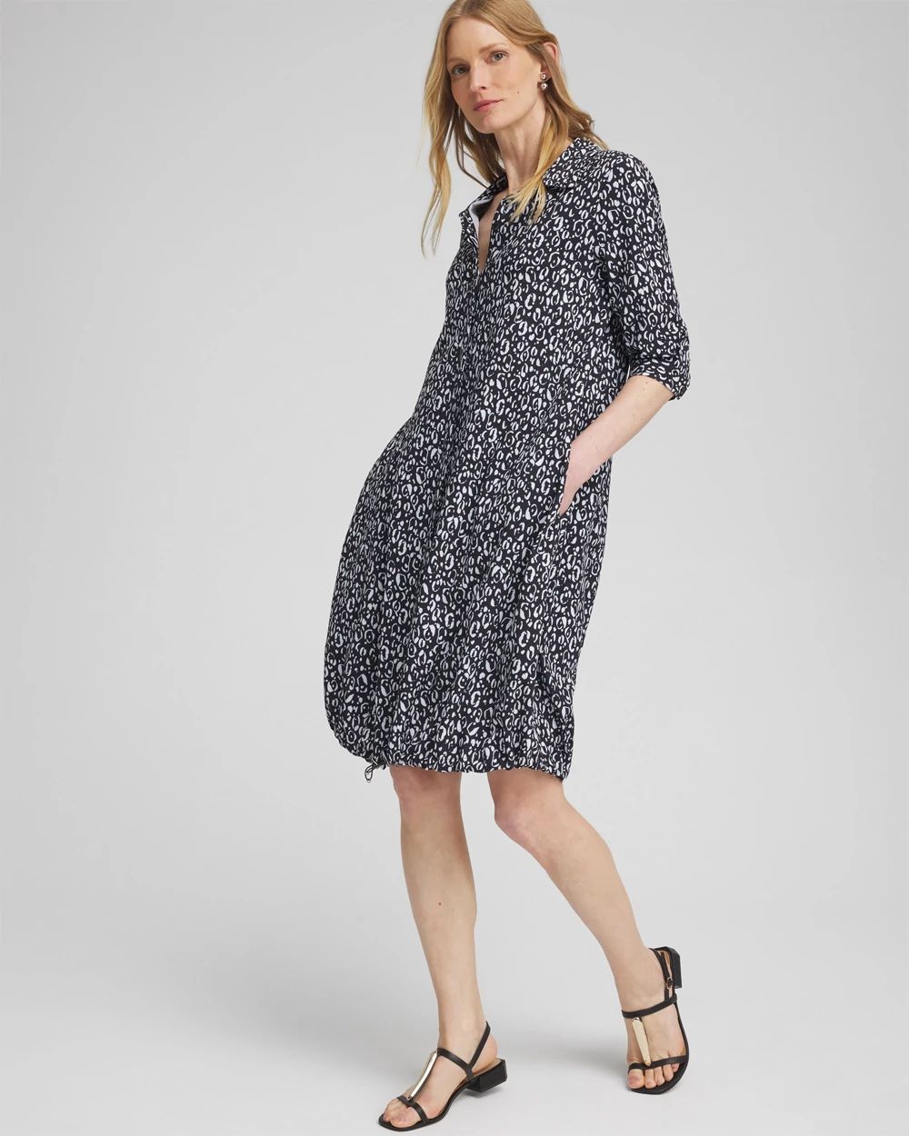 Zenergy® UPF Animal Print Bungee Dress