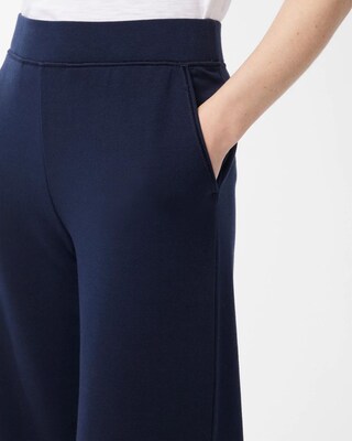 Zenergy French Terry Wide Leg Crops