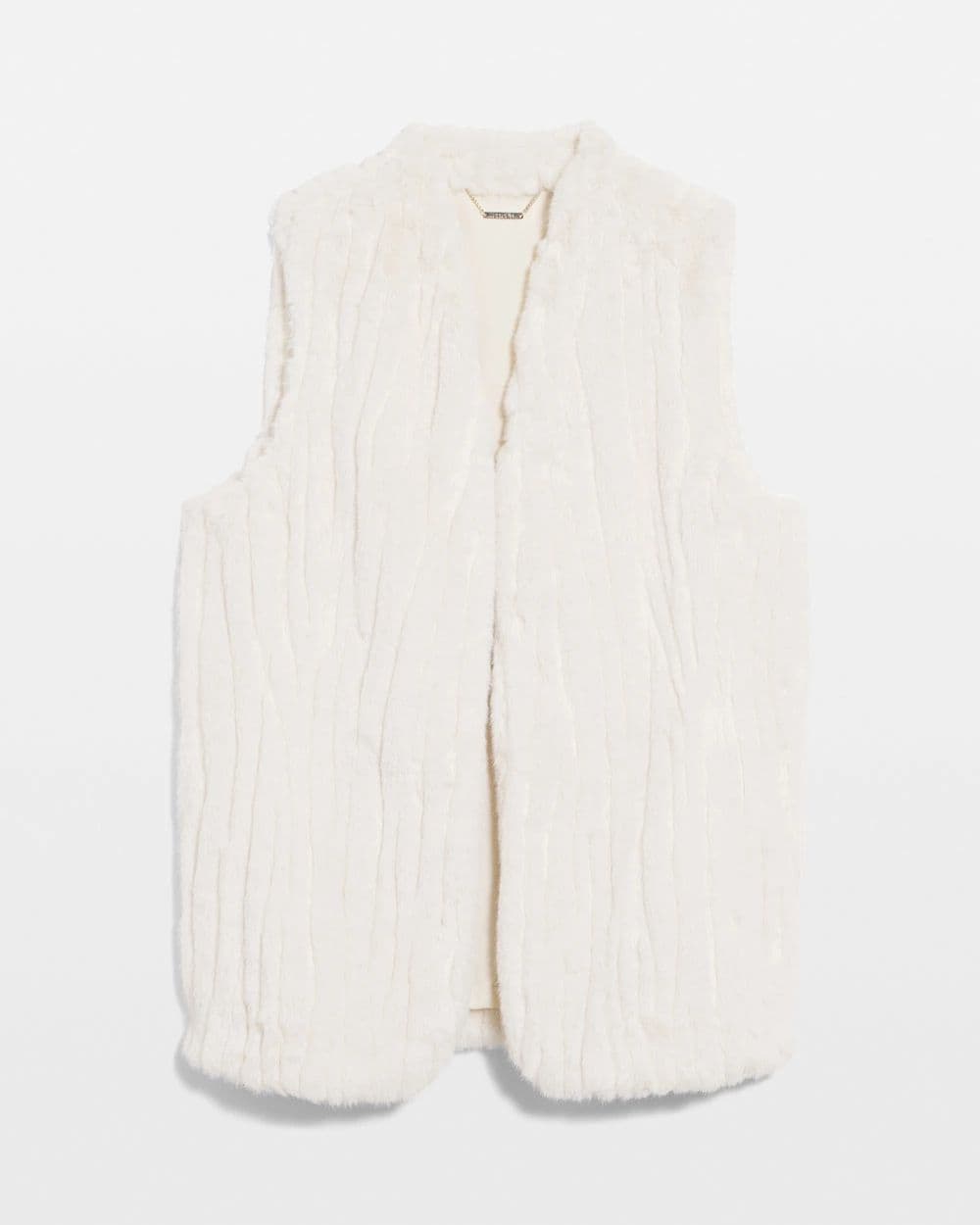 Elongated Faux Fur Vest