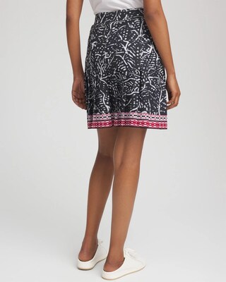 Zenergy® UPF Pleated Floral Skort click to view larger image.
