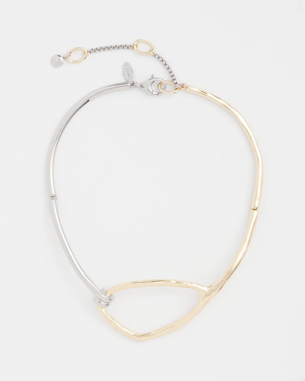 Mixed Metal Collar Necklace