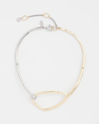 Mixed Metal Collar Necklace