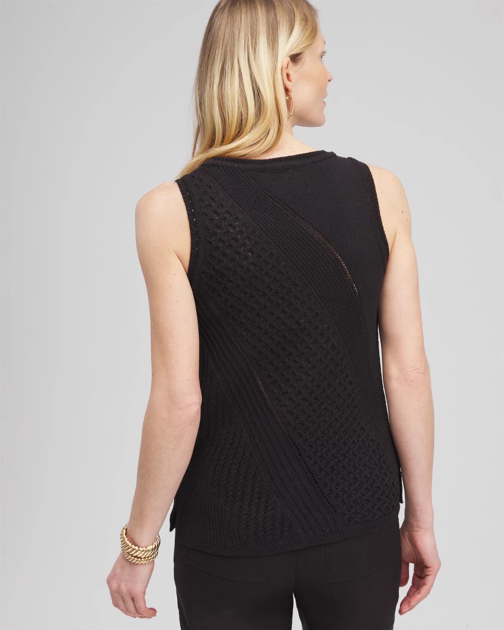 Textured Knit Tank click to view larger image.