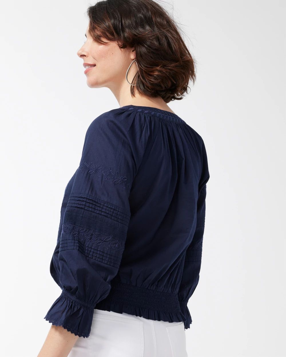 Smocked Hem Top