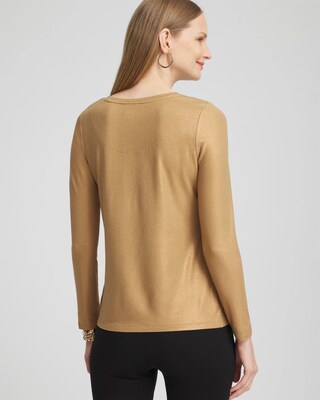Touch of Cool™ Foil Long Sleeve Layering Tee click to view larger image.