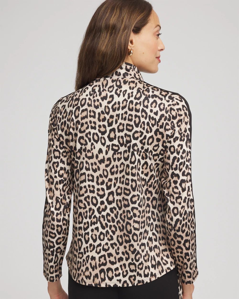 Zenergy® UPF Animal-Print Half-Zip Pullover Top click to view larger image.