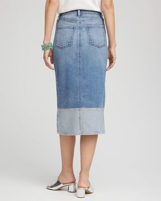 High-Rise Jean Skirt click to view larger image.