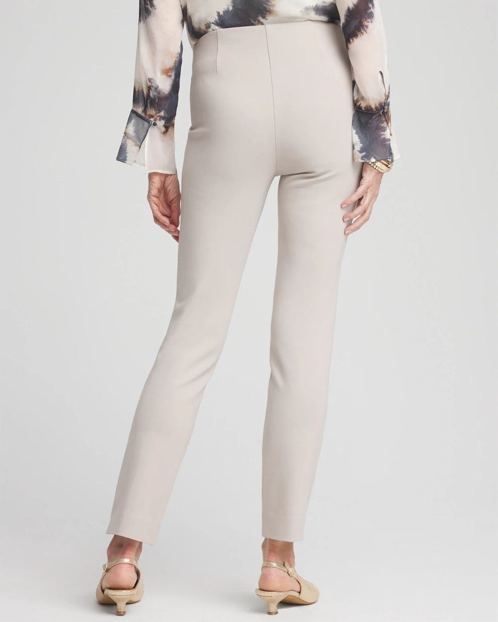 Juliet Ponte Trim Detail Ankle Pants