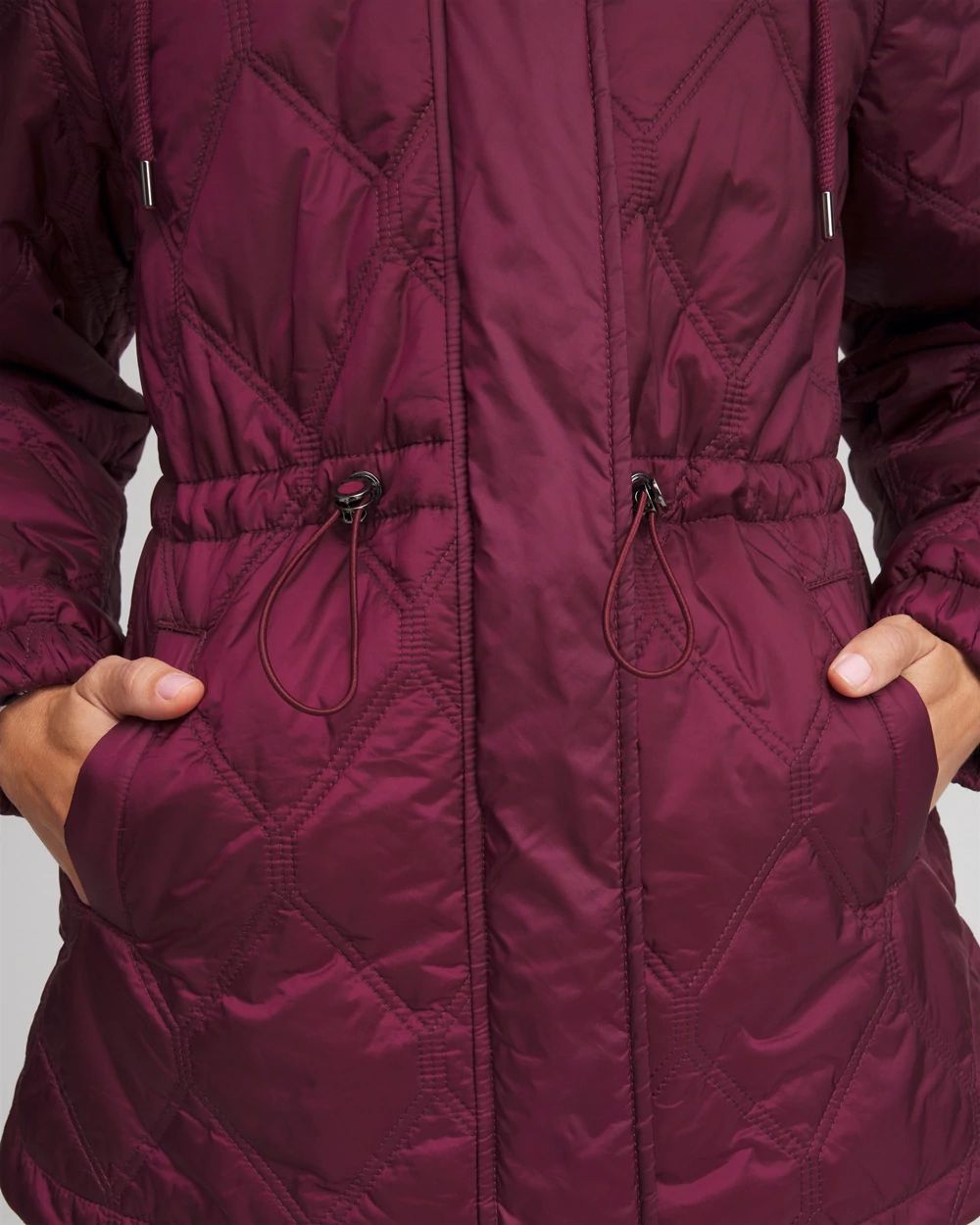 Zenergy® Water-Resistant Quilted Anorak Jacket
