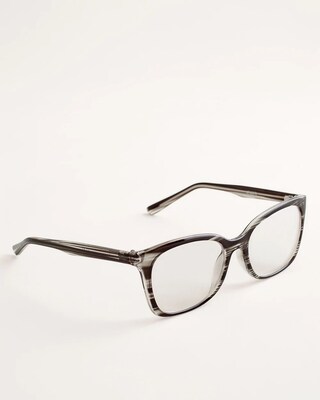 Black Rectangular Reading Glasses
