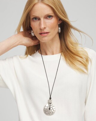 Adjustable Reversible Pendant Necklace