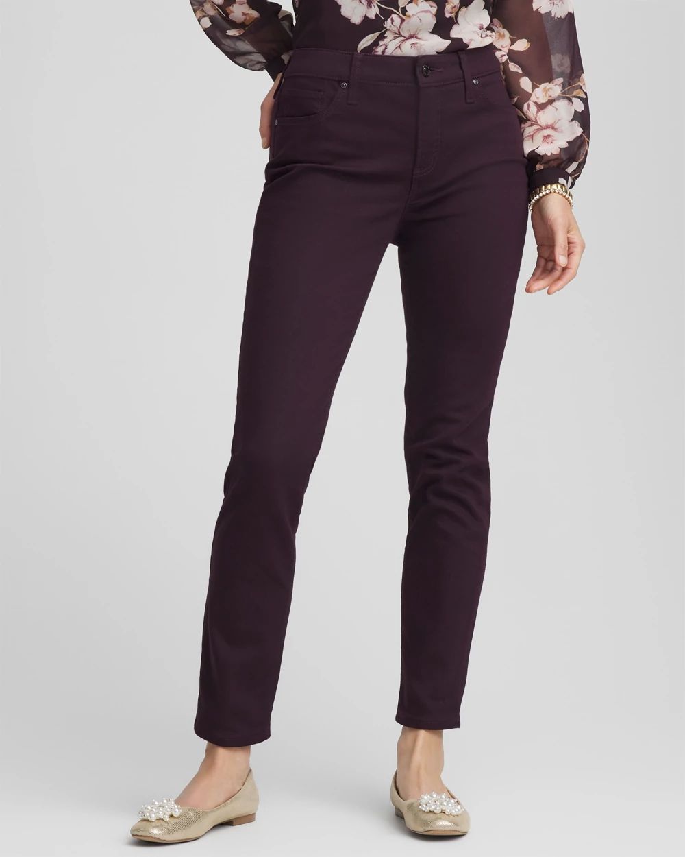 Girlfriend Slim Ankle Jeans
