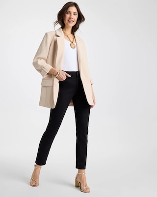 So Slimming Petite Girlfriend Ankle Jeans click to view larger image.