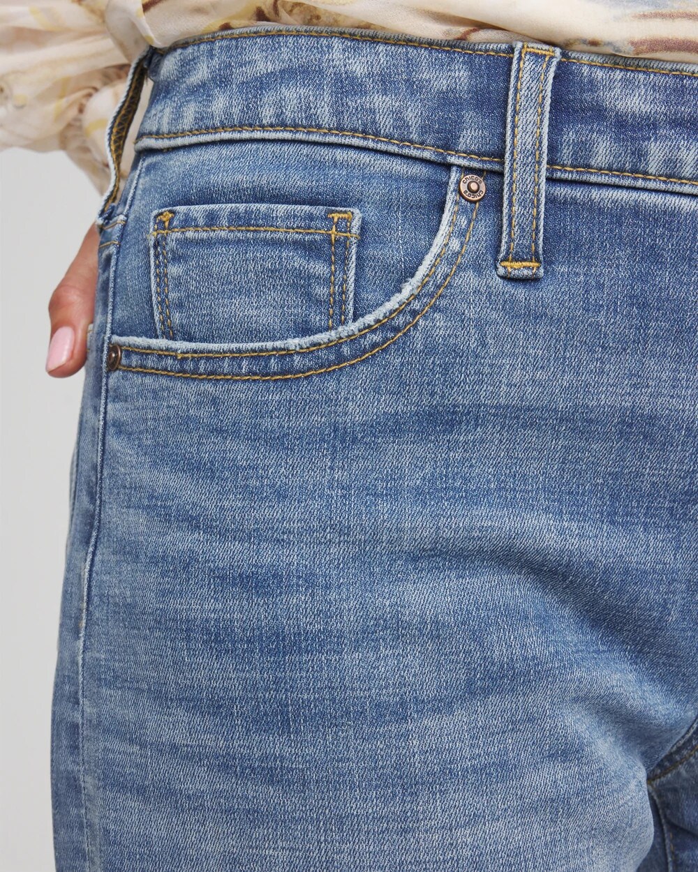 Girlfriend Cropped Wide-Leg Jean