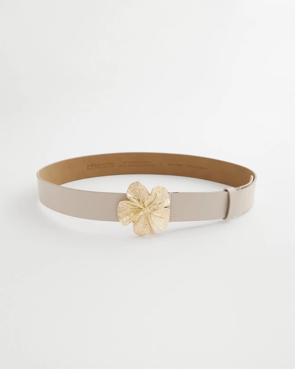 Floral Buckle Trouser Belt