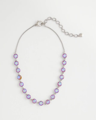 Iridescent Gem Short Necklace