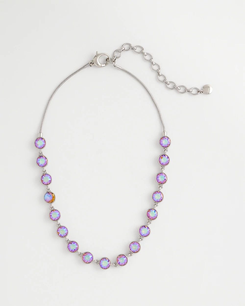 Iridescent Gem Short Necklace