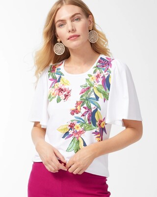 Floral Print Tee