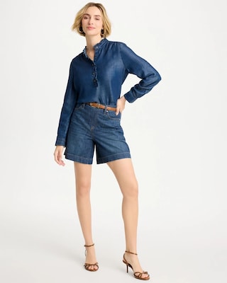 Lightweight Jean Shorts click to view larger image.