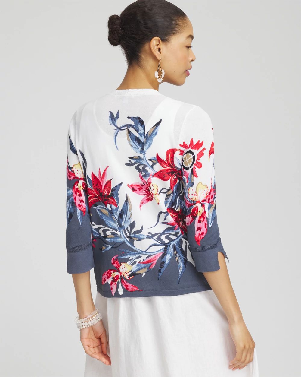 Summer Romance Floral Short Cardigan