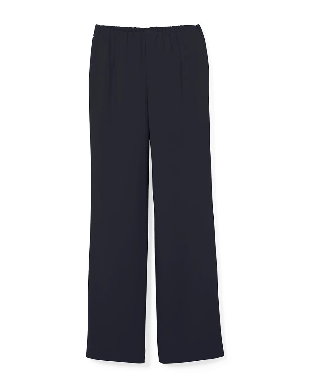 Side-Zip Wide-Leg Pants