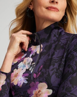 Zenergy® UPF Floral Long Sleeve Top