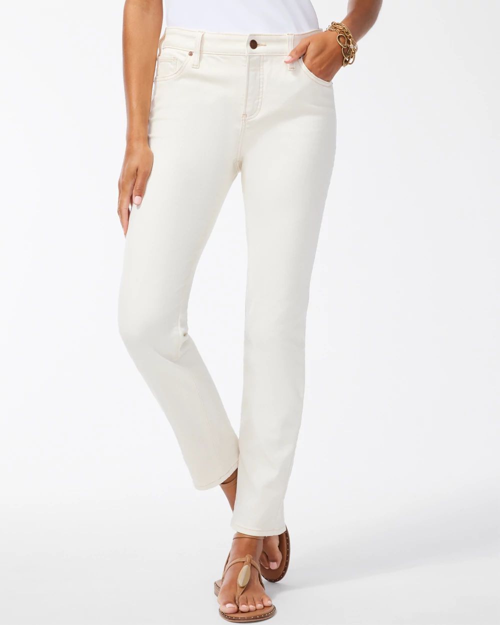 So Slimming Girlfriend Ankle Jeans