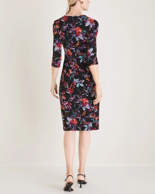 Printed Wrap Dress