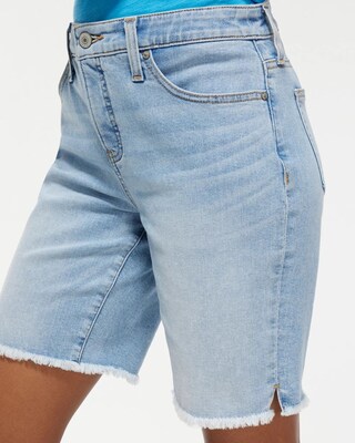 Girlfriend 7" Fray Hem Shorts