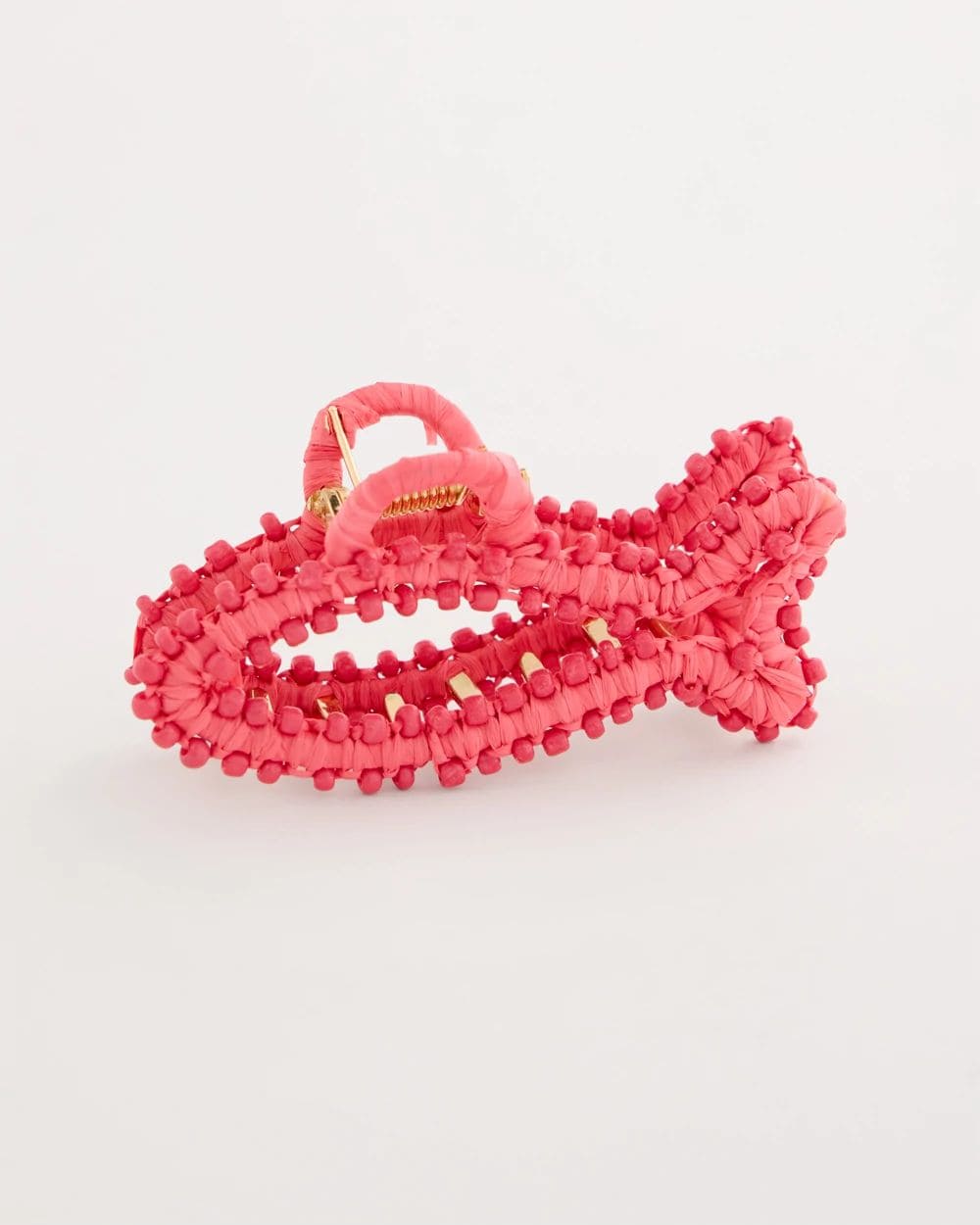 Coral Fish Raffia Hair Clip