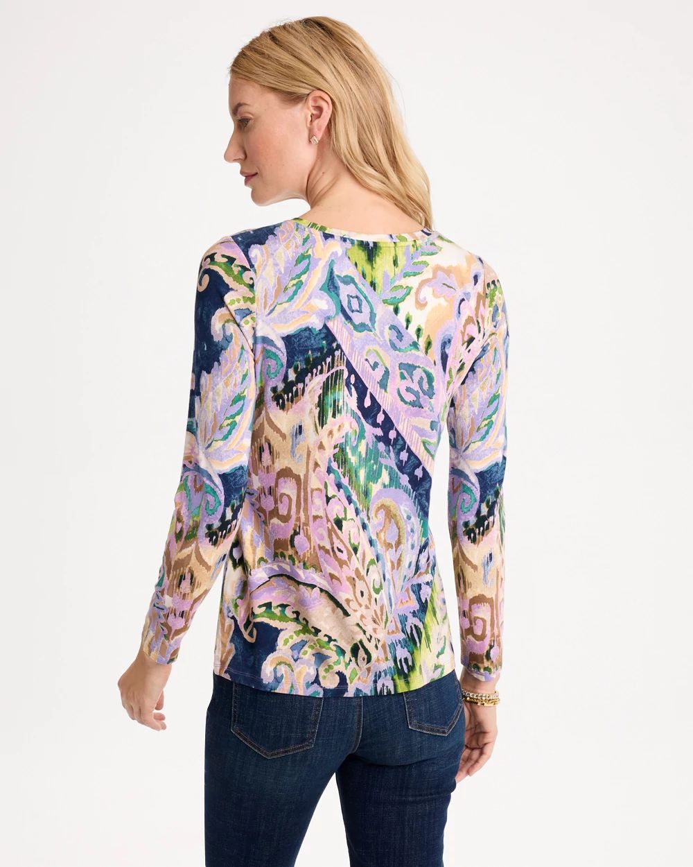 Paisley Touch of Cool™ Layering Tee click to view larger image.