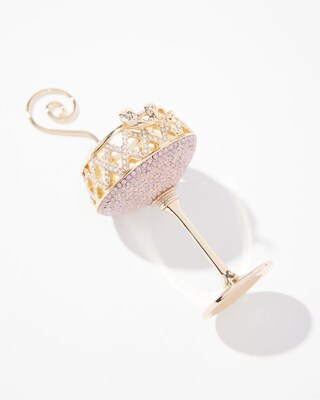 Gold Tone Cosmopolitan Ornament