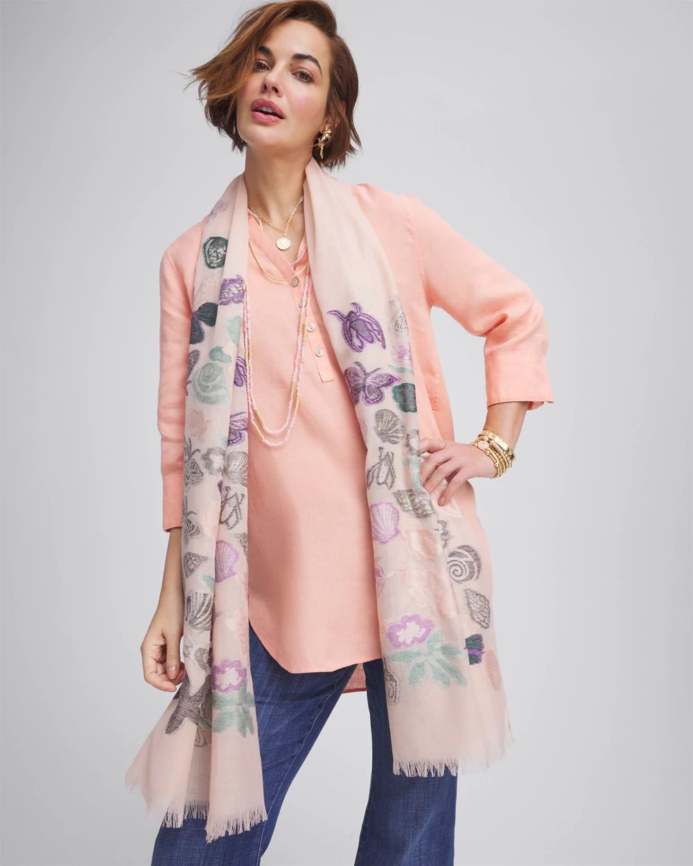 Jacquard Oblong Scarf