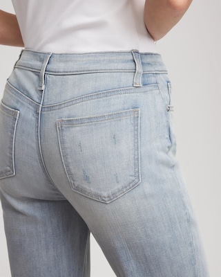 Girlfriend Slim Cropped Jeans click to view larger image.