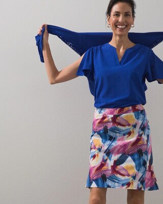 Zenergy UPF Print Pleat Skort