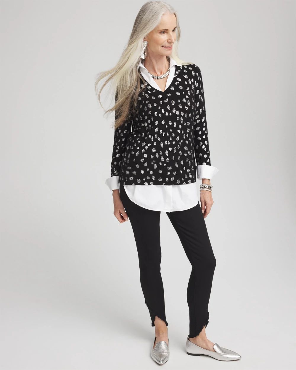 Petite Tulip Hem Pull-On Ankle Jeggings
