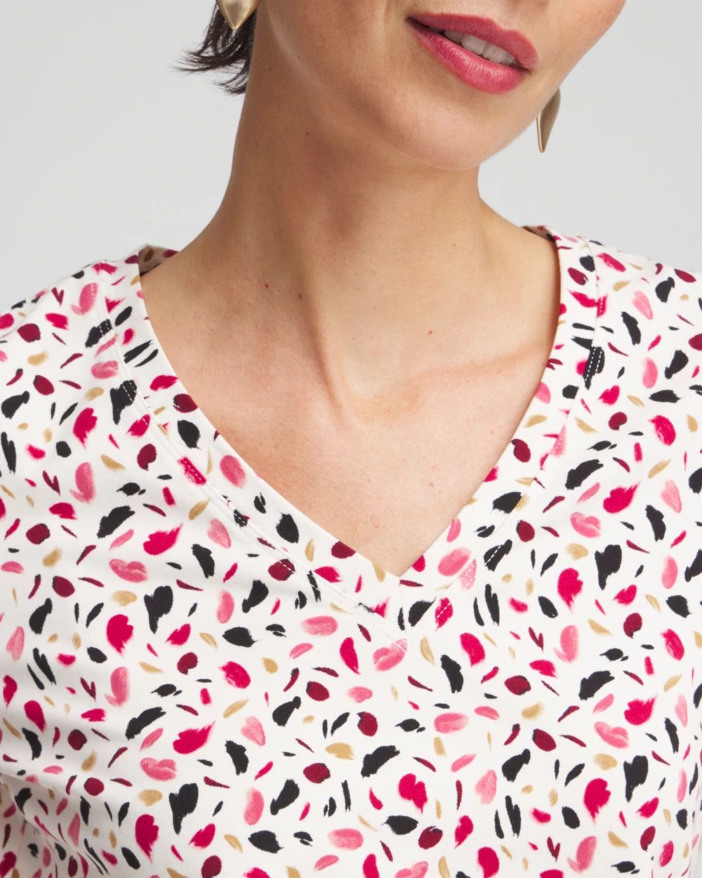 Spots 3/4 Sleeve Perfect Tee