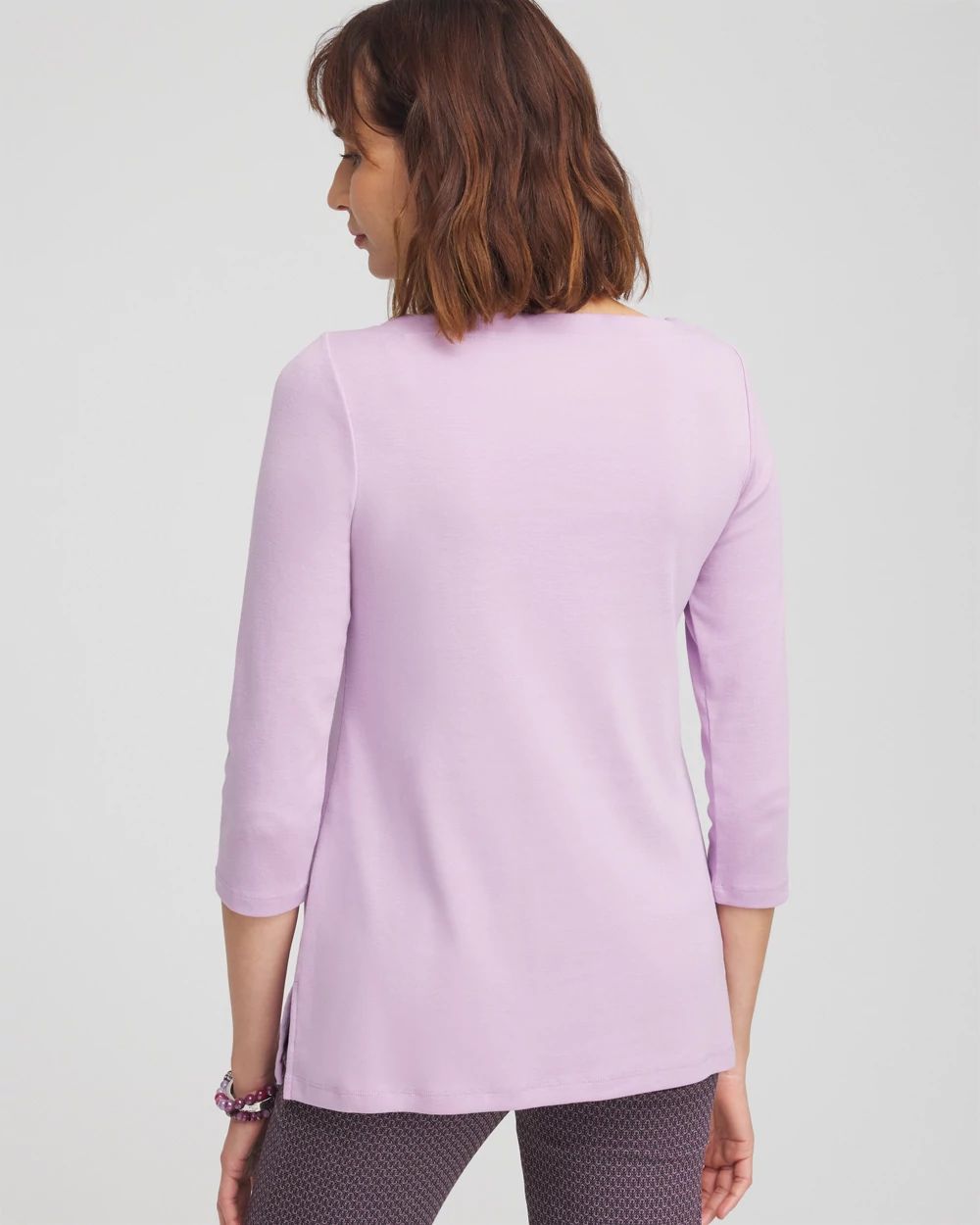 Pima Cotton Square-Neck Tunic