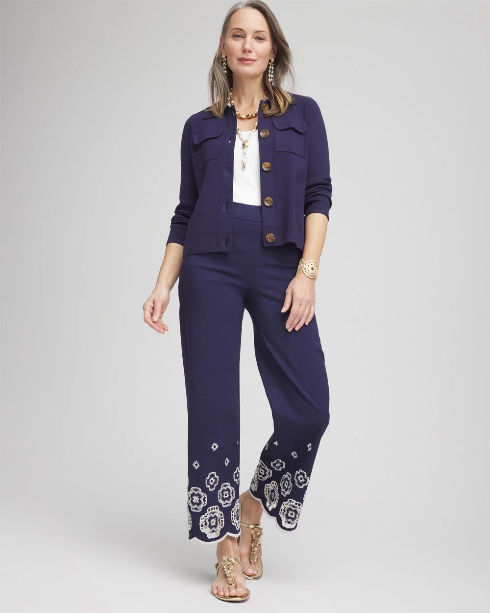 Collared Button-Down Cardigan