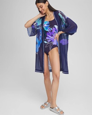 Gottex Water Square-Neck One-Piece Swimsuit click to view larger image.
