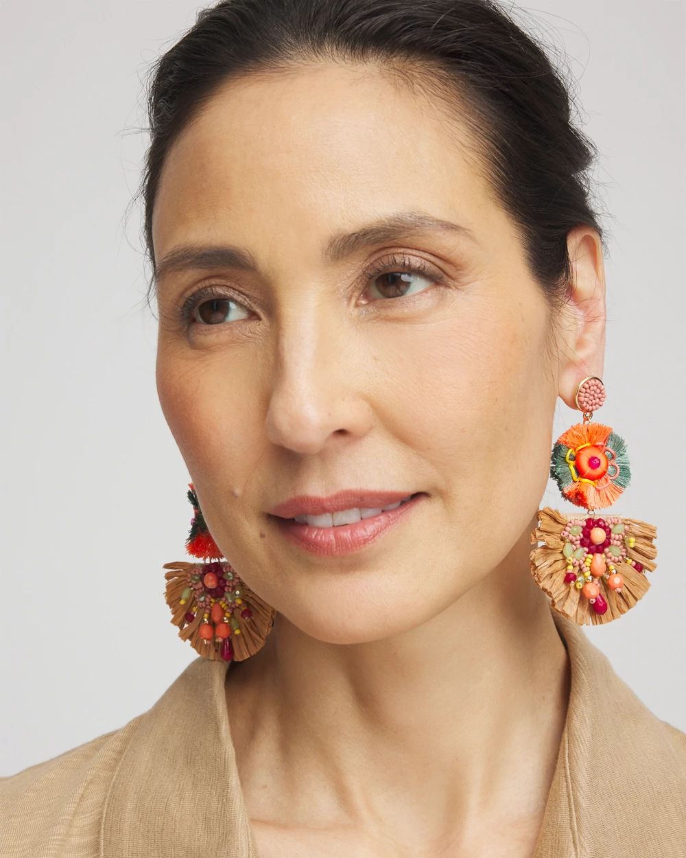 No Droop® Tropical Floral Earrings